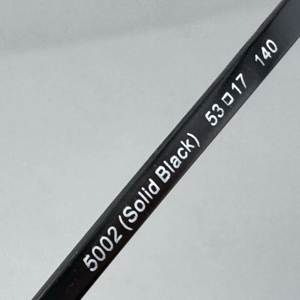 Coach HC6124 5002 Solid Black Eyeglass Frames 53-17-140